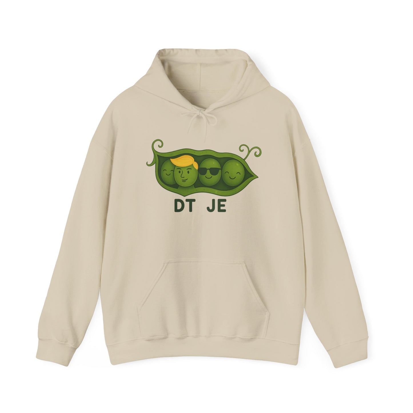 Unisex Hoodie - Pea Pod Friends Heavy Blend, Cute Gift for Friends, Cozy Casual Wear, Perfect for Holidays & Celebrations