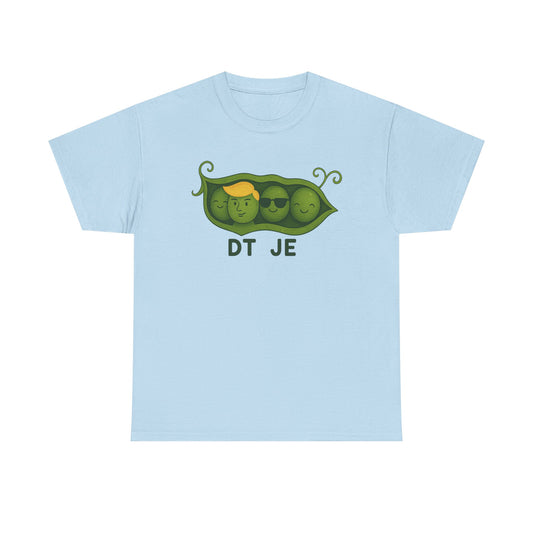 Unisex Tee shirt - Peas in a Pod Tee Heavy Cotton Graphic T-Shirt, Activism Apparel, Gift for Protesters, Statement Clothing, Democracy T-Shirt