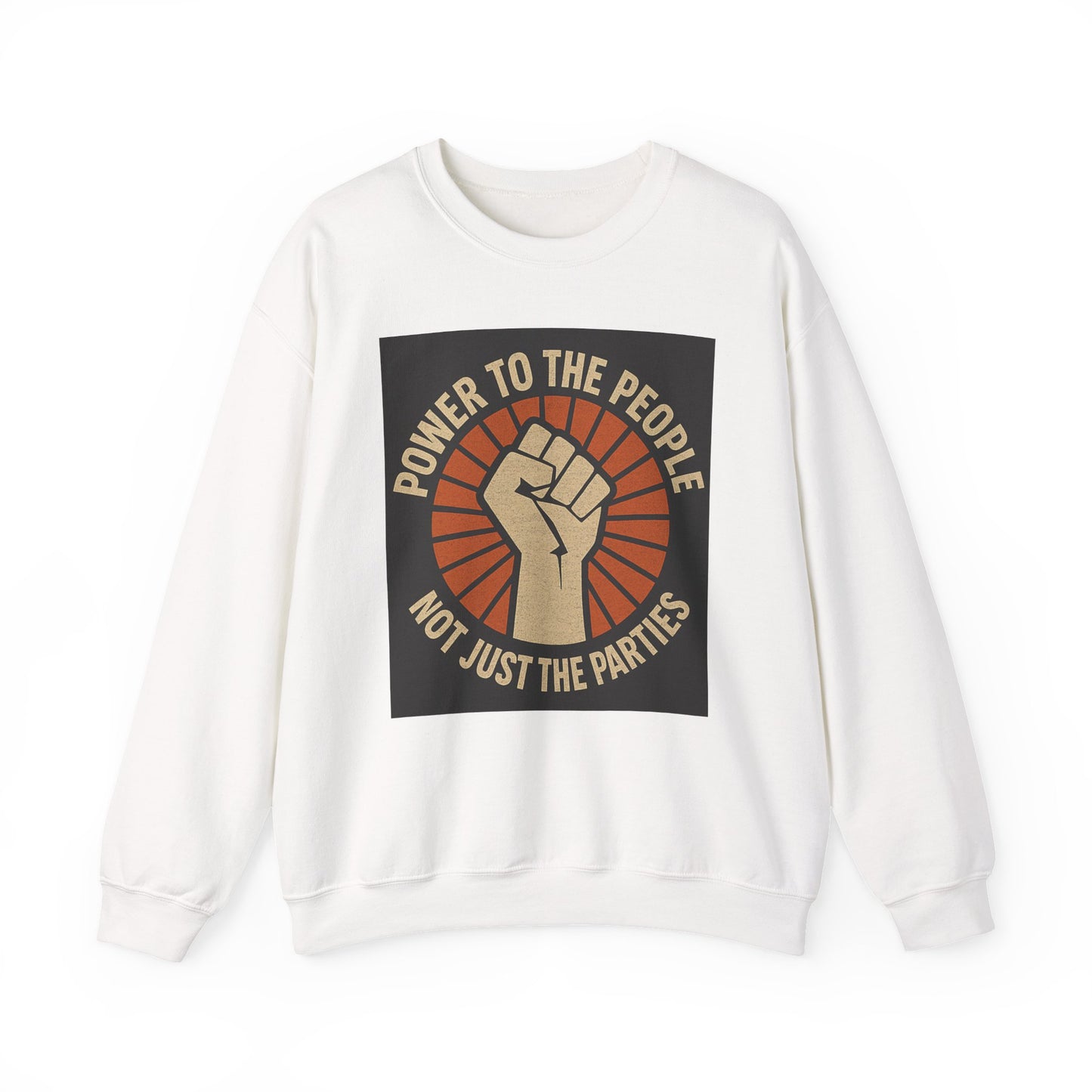 Unisex Crewneck Sweatshirt - 'Power to the People' Design  Activism Apparel, Gift for Protesters, Statement Clothing, Democracy sweatshirt
