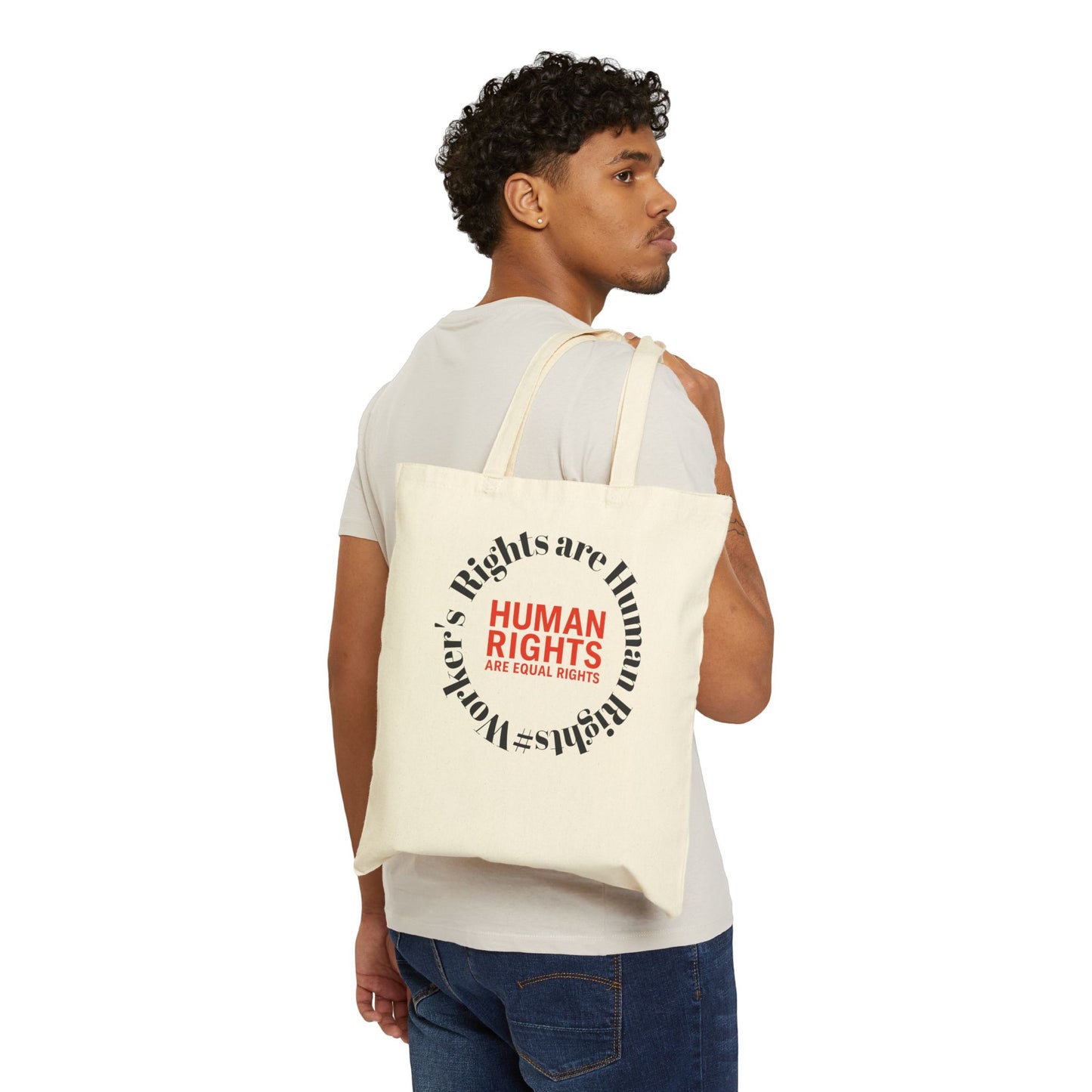 Tote Bag - Worker's Rights; Eco-Friendly Canvas Tote, Democracy Advocacy, Gift for Activists, Protest Bag, Reusable Grocery Bag