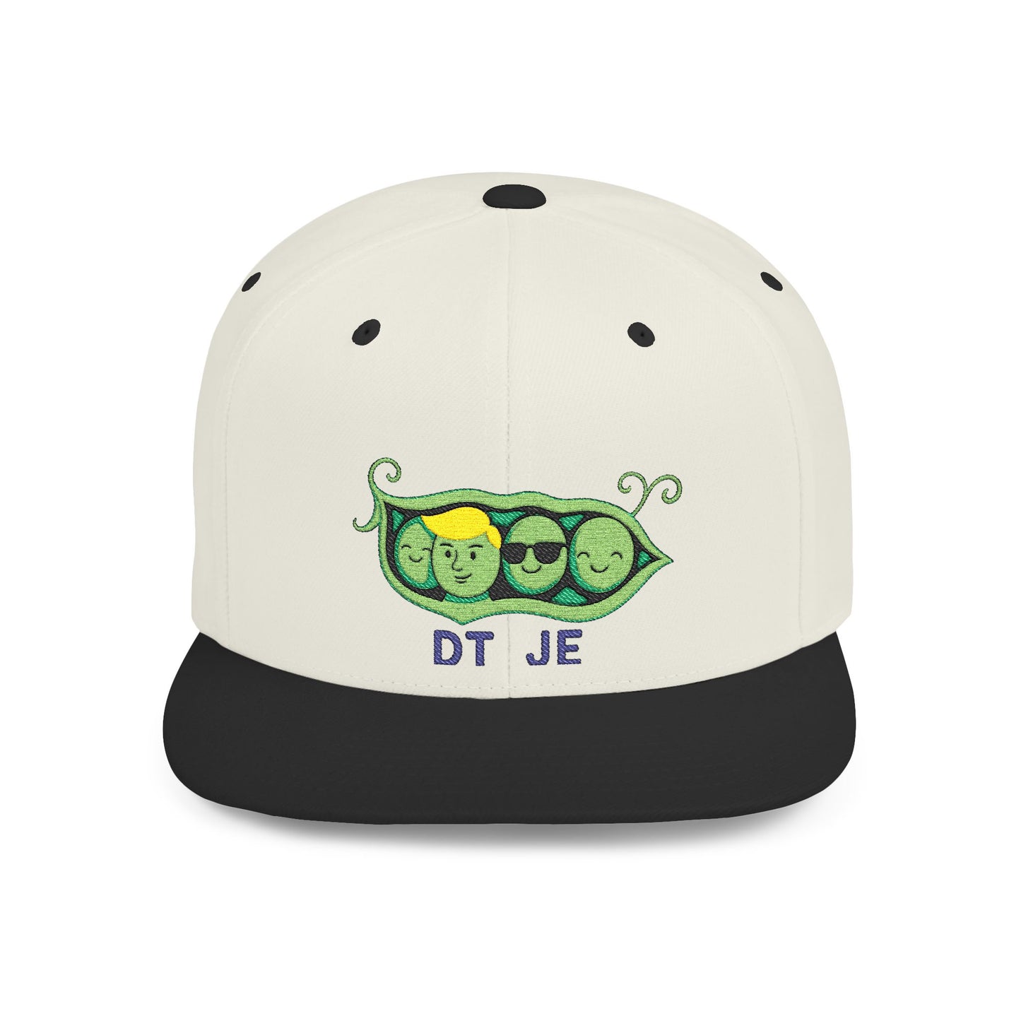 Cap - Peas in a Pod  Snapback Hat, Quirky, Fun Apparel, Gifts for Foodies, Summer Accessories, Unique Hat for Events, Everyday Style