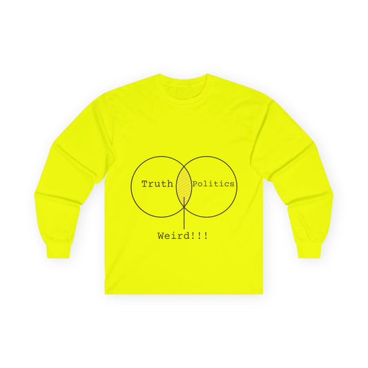 Unisex Tee, Long Sleeve - Truth in Politics, Activism Apparel, Gift for Protesters, Statement Clothing, Democracy L/S T-Shirt