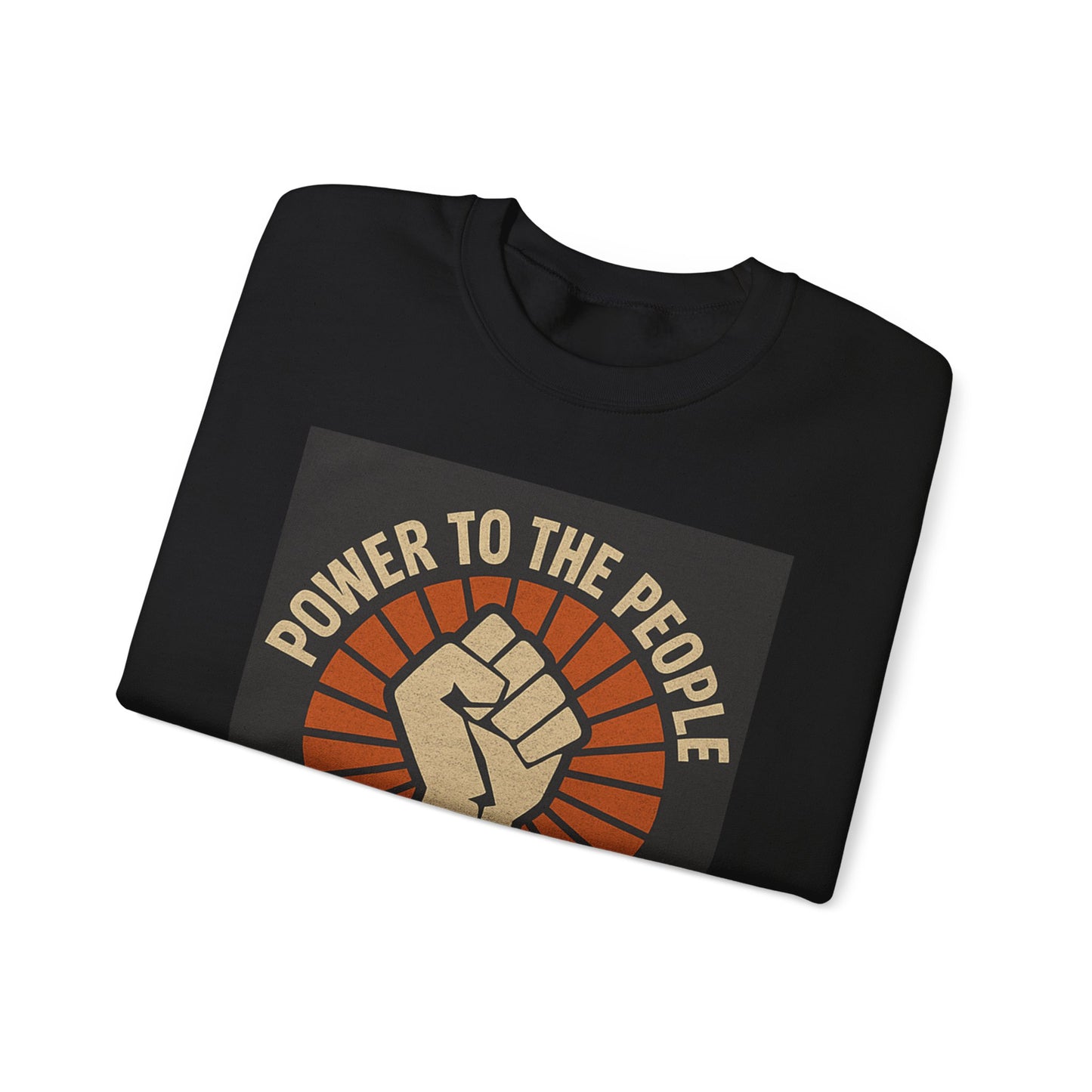 Unisex Crewneck Sweatshirt - 'Power to the People' Design  Activism Apparel, Gift for Protesters, Statement Clothing, Democracy sweatshirt