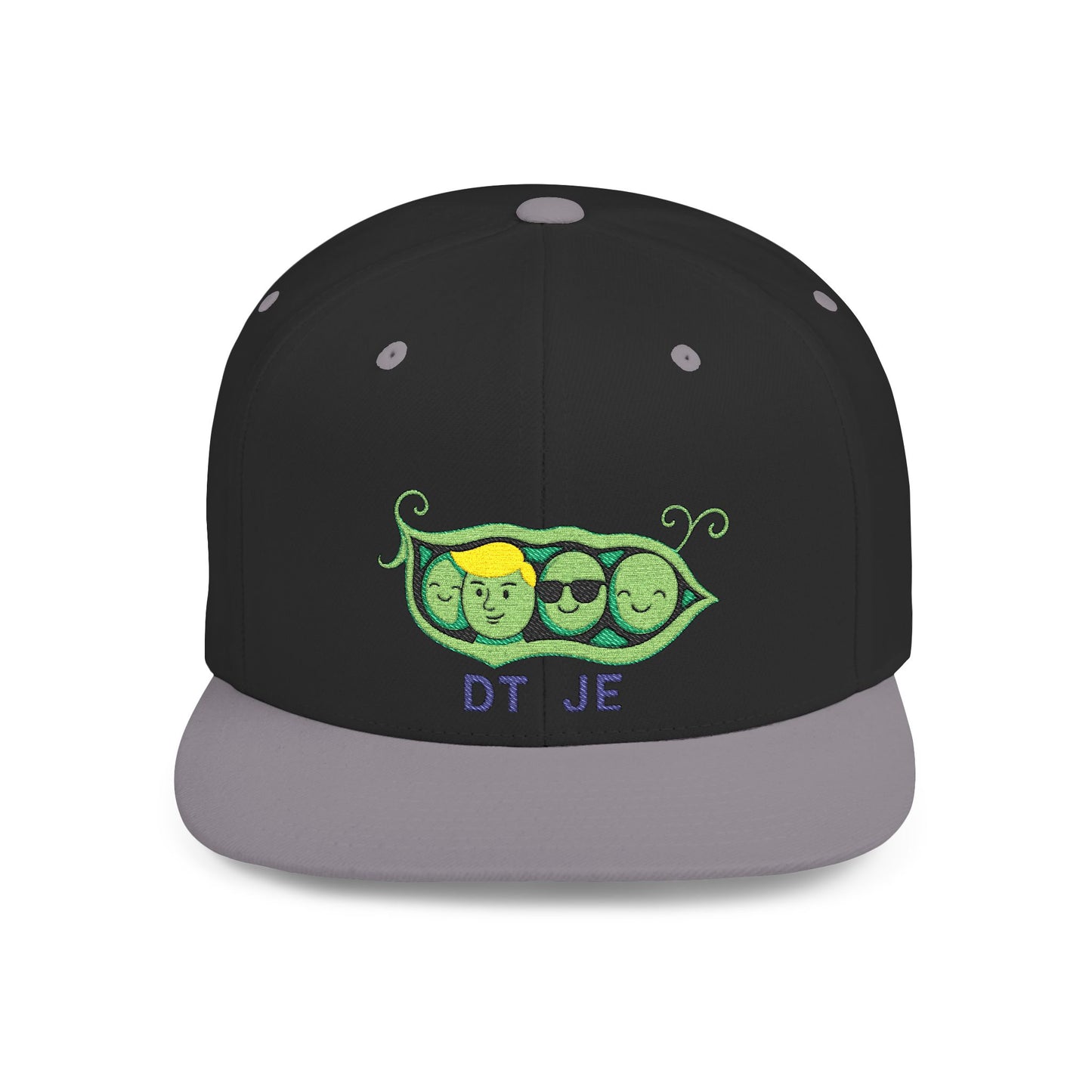 Cap - Peas in a Pod  Snapback Hat, Quirky, Fun Apparel, Gifts for Foodies, Summer Accessories, Unique Hat for Events, Everyday Style