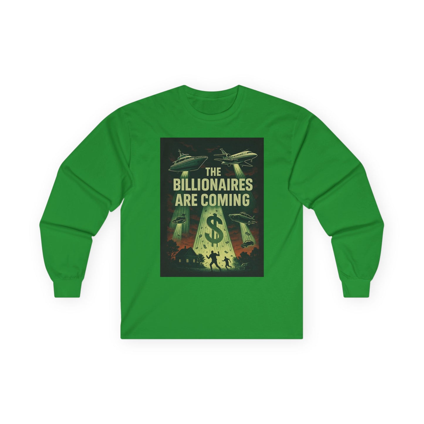Unisex Tee, Long Sleeve - The Billionaires are coming: UFO Edition