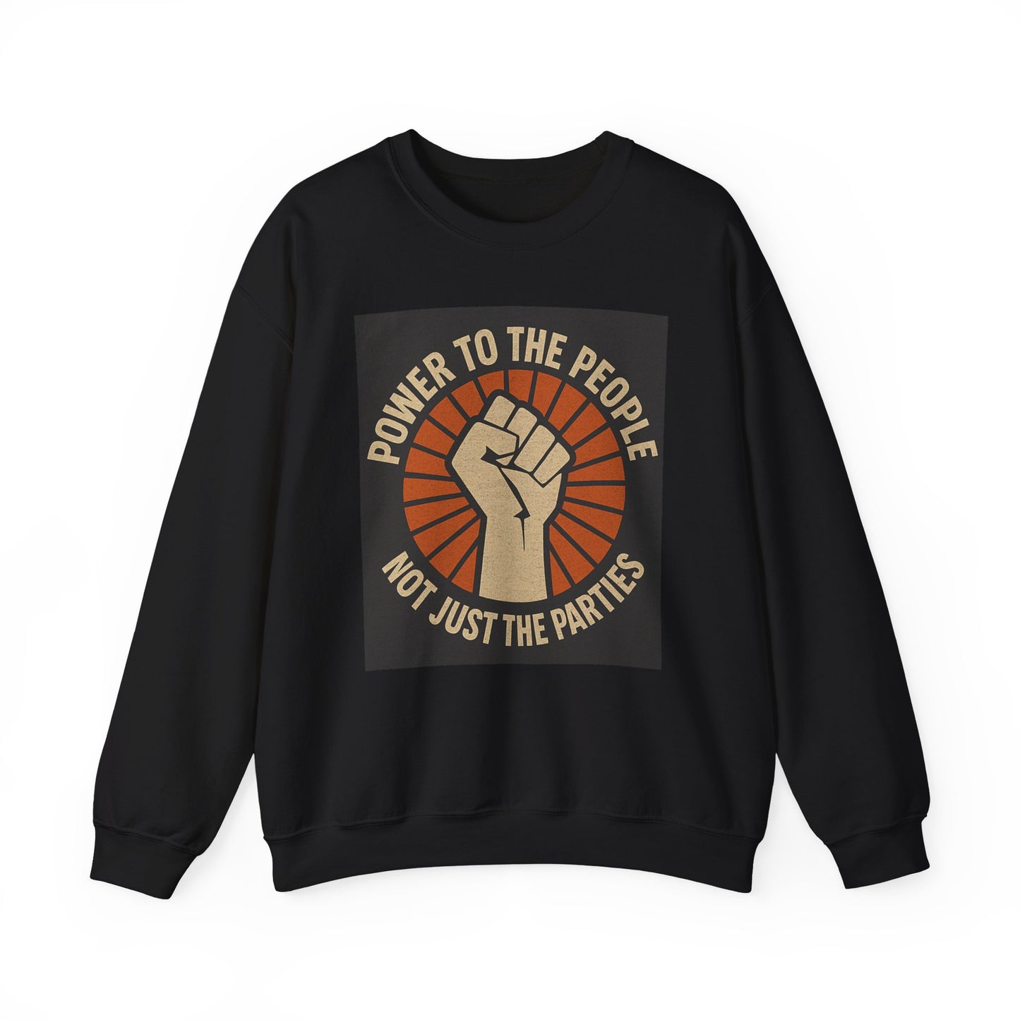 Unisex Crewneck Sweatshirt - 'Power to the People' Design  Activism Apparel, Gift for Protesters, Statement Clothing, Democracy sweatshirt