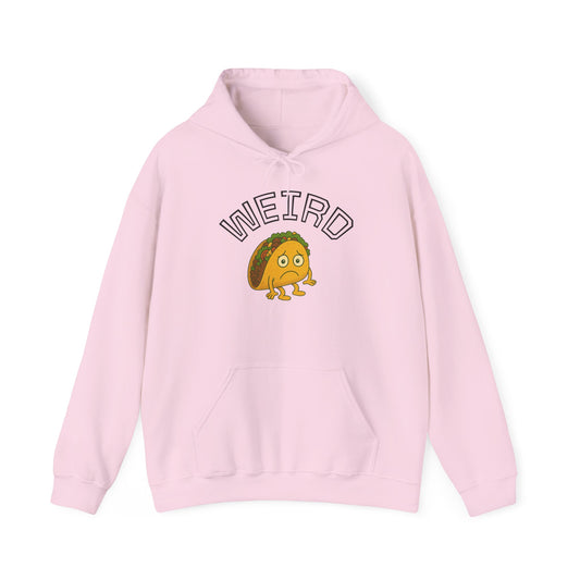 Unisex Hoodie - Weird Taco, Cute Gift for Friends, Cozy Casual Wear, Perfect for Holidays & Celebrations