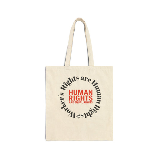 Tote Bag - Worker's Rights; Eco-Friendly Canvas Tote, Democracy Advocacy, Gift for Activists, Protest Bag, Reusable Grocery Bag