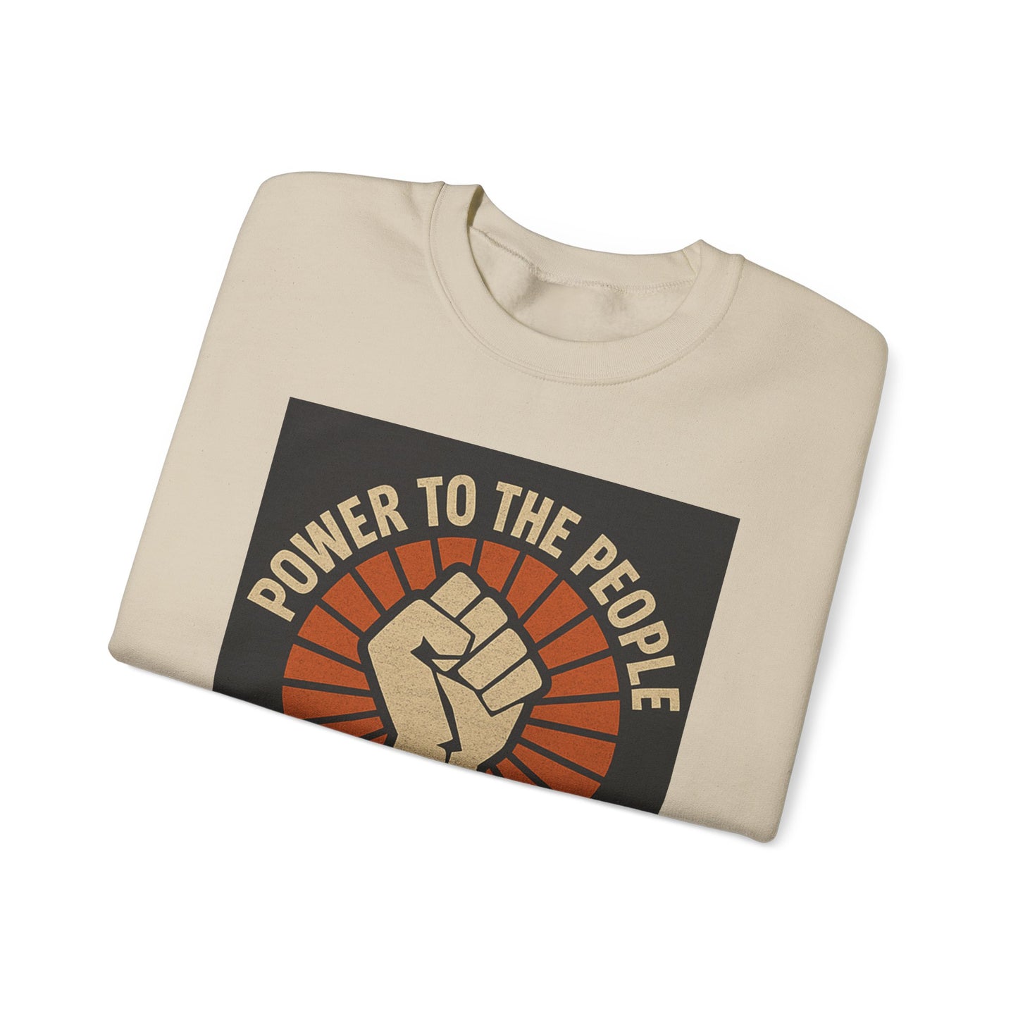 Unisex Crewneck Sweatshirt - 'Power to the People' Design  Activism Apparel, Gift for Protesters, Statement Clothing, Democracy sweatshirt