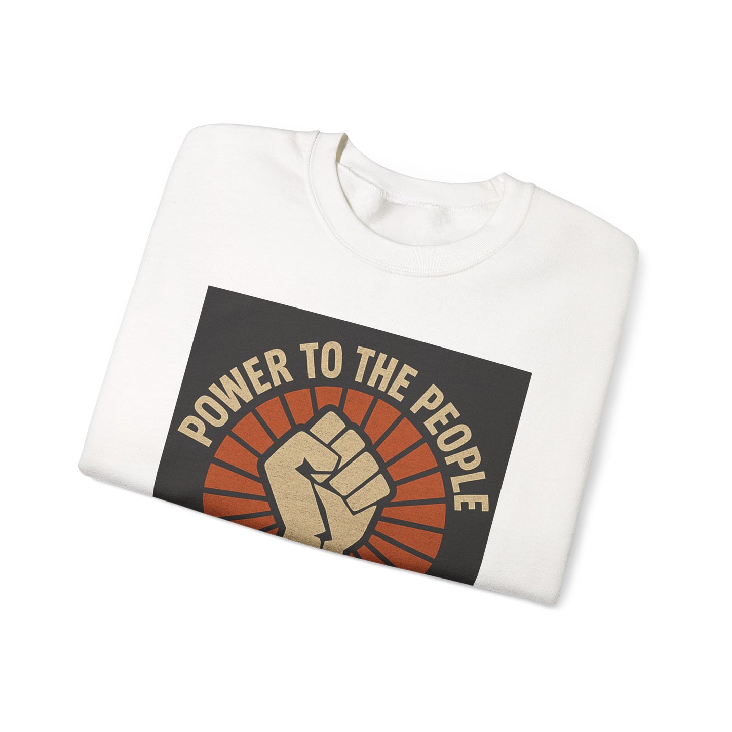 Unisex Crewneck Sweatshirt - 'Power to the People' Design  Activism Apparel, Gift for Protesters, Statement Clothing, Democracy sweatshirt