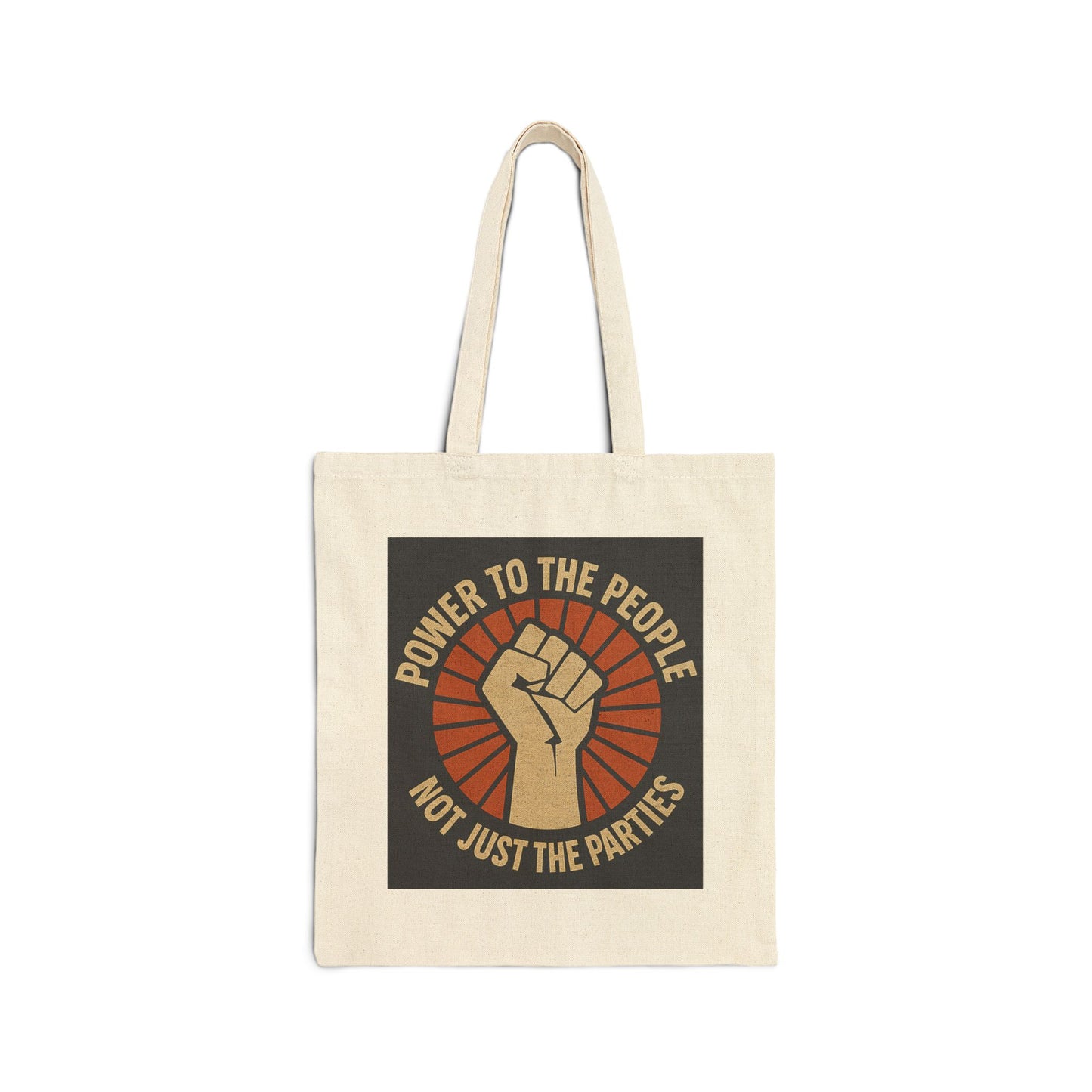 Tote Bag - Power To The People, Eco-Friendly Canvas Tote, Democracy Advocacy, Gift for Activists, Protest Bag, Reusable Grocery Bag